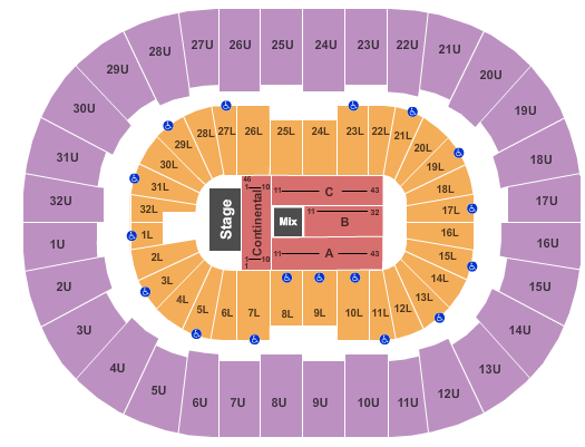 Legacy Arena at The BJCC Bon Jovi Seating Chart