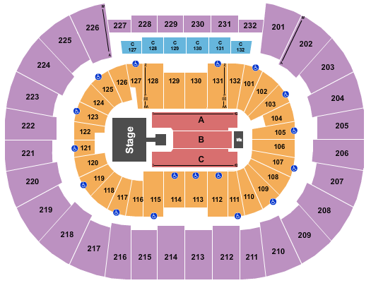 Legacy Arena at The BJCC Brandy Seating Chart