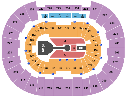 Legacy Arena at The BJCC Casting Crowns Seating Chart