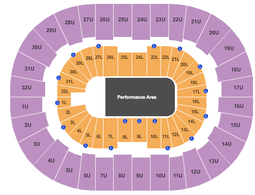 Legacy Arena at The BJCC Cirque-Toruk Seating Chart