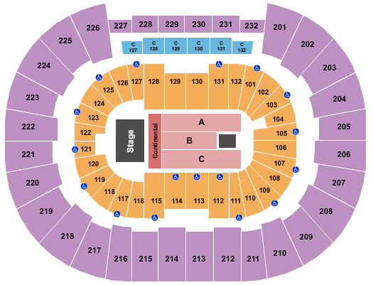 Legacy Arena at The BJCC Endstage 4 Seating Chart
