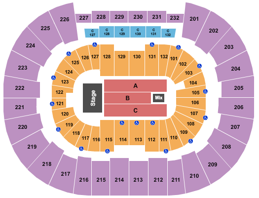 Legacy Arena at The BJCC seating chart event tickets center