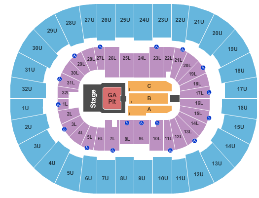 Legacy Arena at The BJCC Eric Church Seating Chart