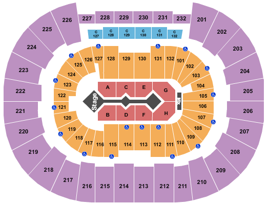 Legacy Arena at The BJCC For King and Country Seating Chart