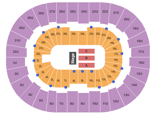 Legacy Arena at The BJCC Hlaf House 2 Seating Chart