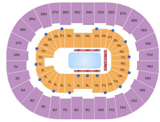 Legacy Arena at The BJCC Disney On Ice Seating Chart