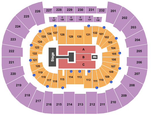 Legacy Arena at The BJCC Kirk Franklin Seating Chart