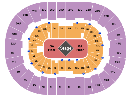 Legacy Arena at The BJCC Metallica Seating Chart
