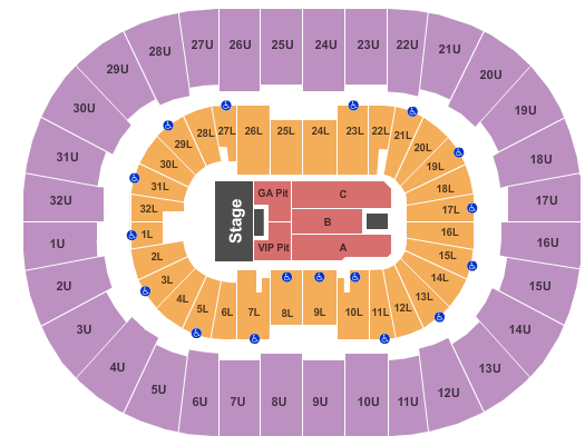 Legacy Arena at The BJCC Outcry Seating Chart