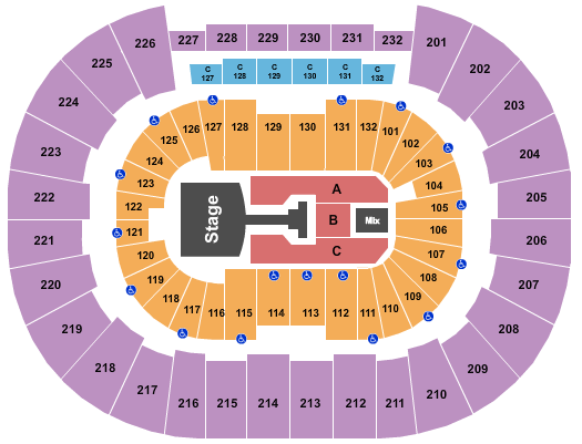 Legacy Arena at The BJCC Pink Seating Chart