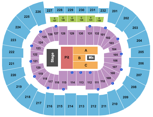 Legacy Arena at The BJCC Riley Green Seating Chart