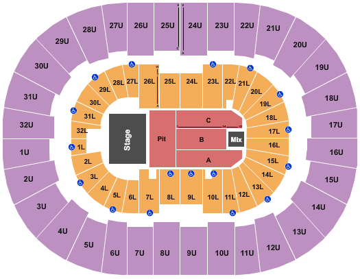 Legacy Arena at The BJCC Sturgill Simpson Seating Chart