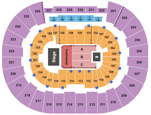 Legacy Arena at The BJCC Seating Chart