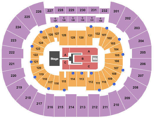 Legacy Arena at The BJCC TobyMac Seating Chart