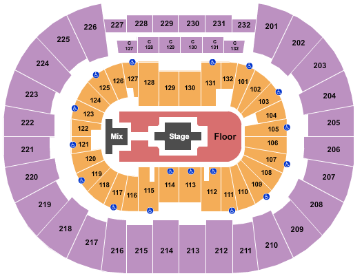 Legacy Arena at The BJCC Zack Bryan Seating Chart