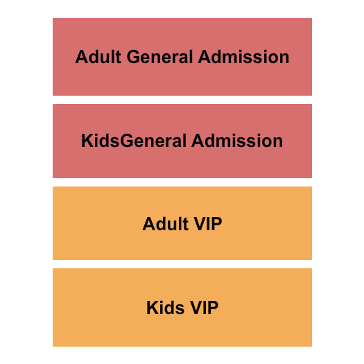 Legend Valley Adult & Kids GA/VIP Seating Chart
