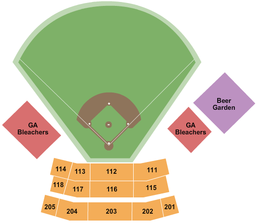 Legion Stadium Baseball Seating Chart