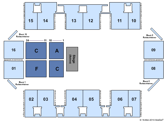 Leipzig Arena Roland Kaiser Seating Chart