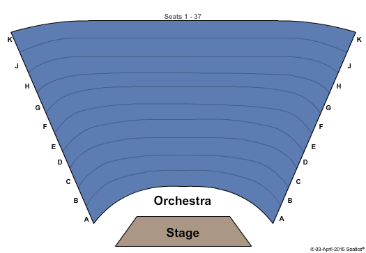 Hofmann Theatre at Lesher Center for the Arts Margaret Lesher Theatre Seating Chart