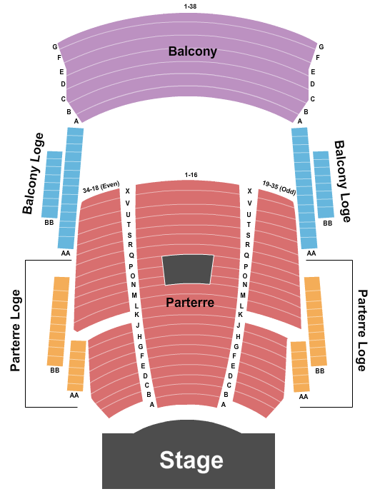 L'etoile Banque Nationale Seating Chart