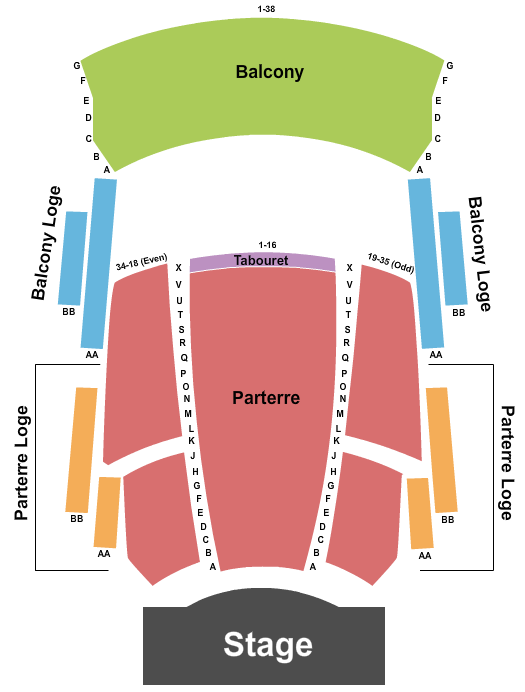 L'etoile Banque Nationale Seating Chart