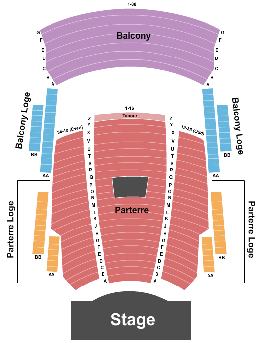 Louis Morissette Theatre Manuvie Seating Chart