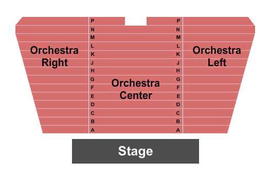 Leura Hill Eastman Performing Arts Center Endstage Seating Chart
