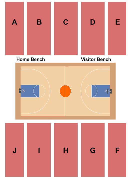 Levien Gymnasium Basketball Seating Chart