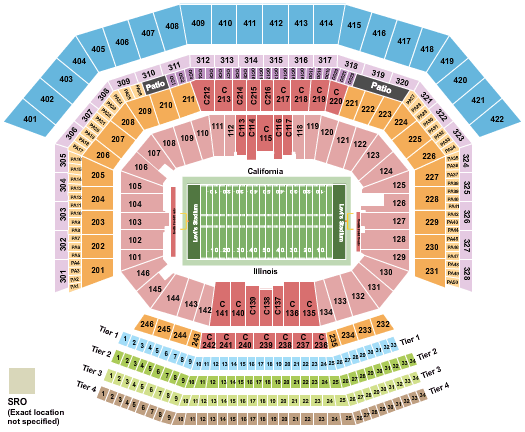 Kabam Field Seating Chart