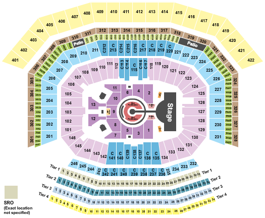 seating chart for Levi's Stadium - Beyonce 2 - eventticketscenter.com