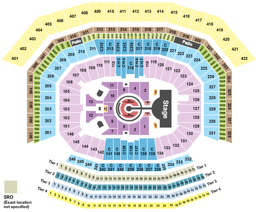 Levi's Stadium Beyonce 2 Seating Chart