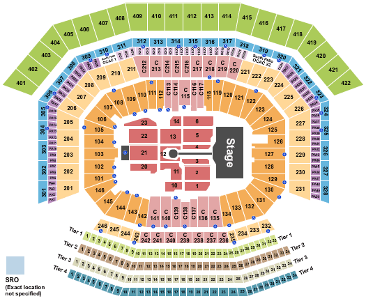 Levi's Stadium Coldplay Seating Chart