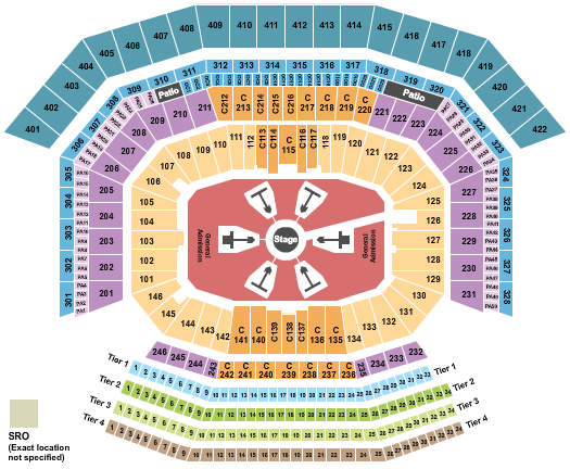 Levi's Stadium Ed Sheeran Seating Chart