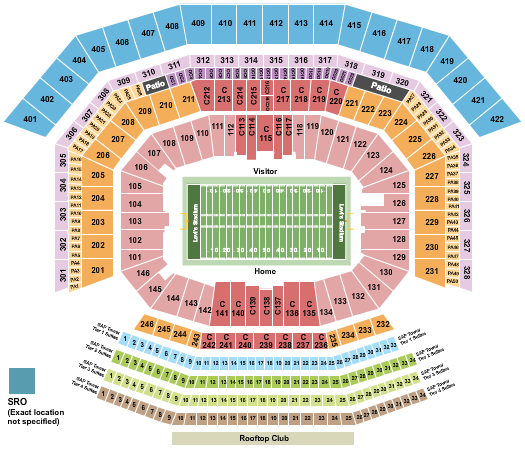 Levi's Stadium Tickets, Seating Chart & Schedule