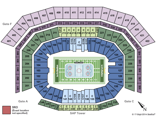 Levi's Stadium Hockey Seating Chart