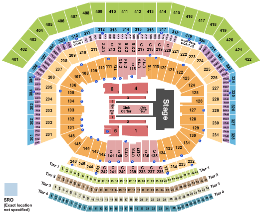 Levi's Stadium Beyonce & Jay Z Seating Chart