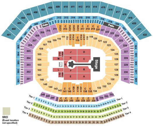 Levi's Stadium Karol G Seating Chart