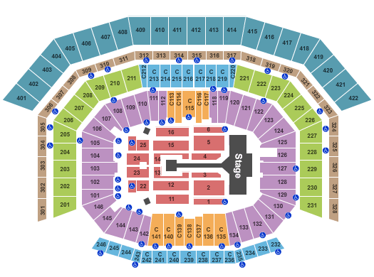 Levi's Stadium One Direction Seating Chart