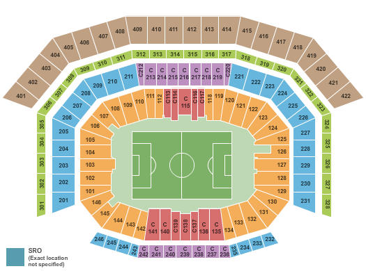 Levi's Stadium Soccer Seating Chart