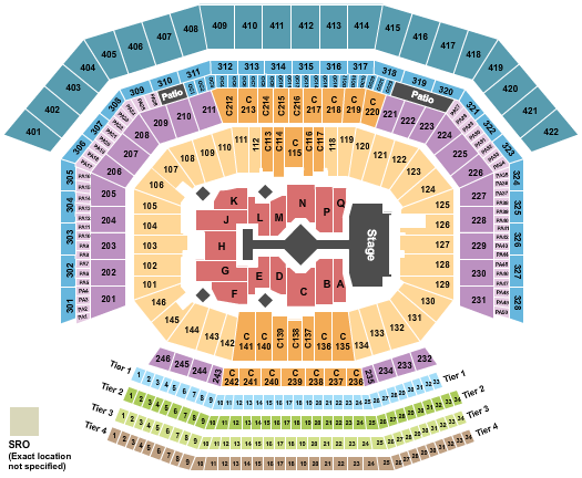 Levi's Stadium Taylor Swift 2023 Seating Chart