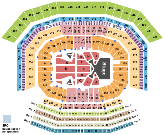 Levi's Stadium Taylor Swift Seating Chart