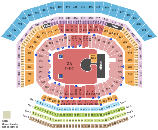 Levi's Stadium U2 Seating Chart