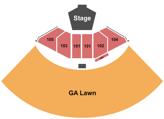 Levitt Pavilion Denver Endstage 2024 Seating Chart