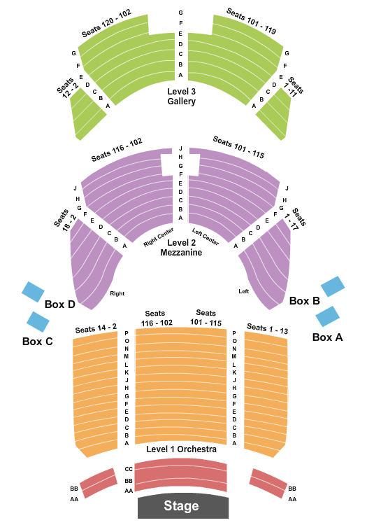 Lexington Opera House Seating Chart - Lexington