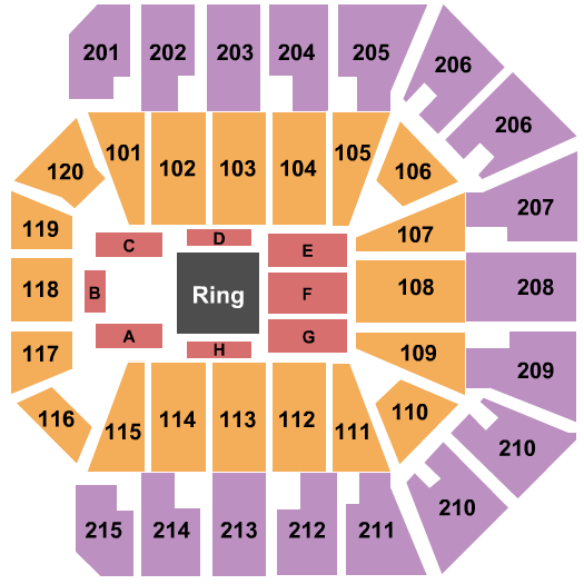 Liacouras Center Boxing 3 Seating Chart