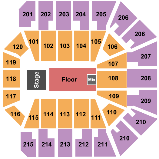 Liacouras Center Casting Crowns Seating Chart