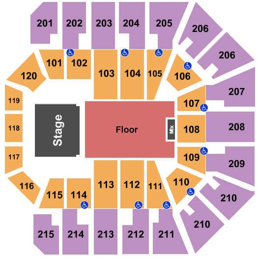 Liacouras Center Seating Chart