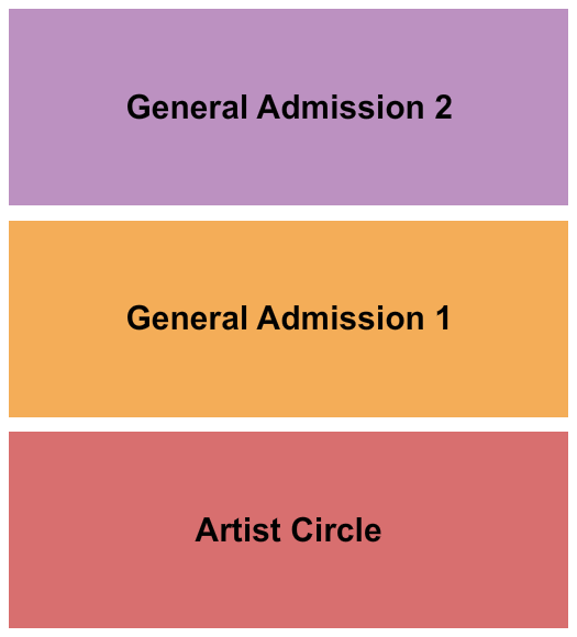 Liberation Church - VA Artist Circle/GA 1 & 2 Seating Chart