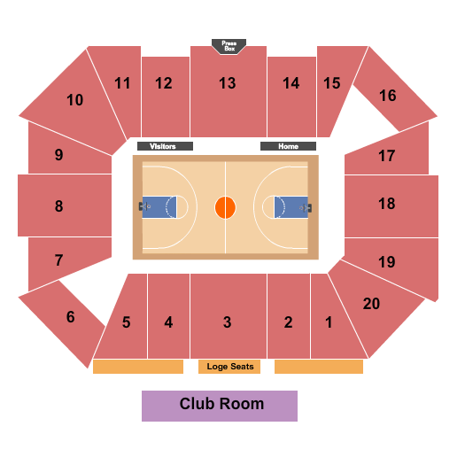 Liberty Arena Basketball Seating Chart