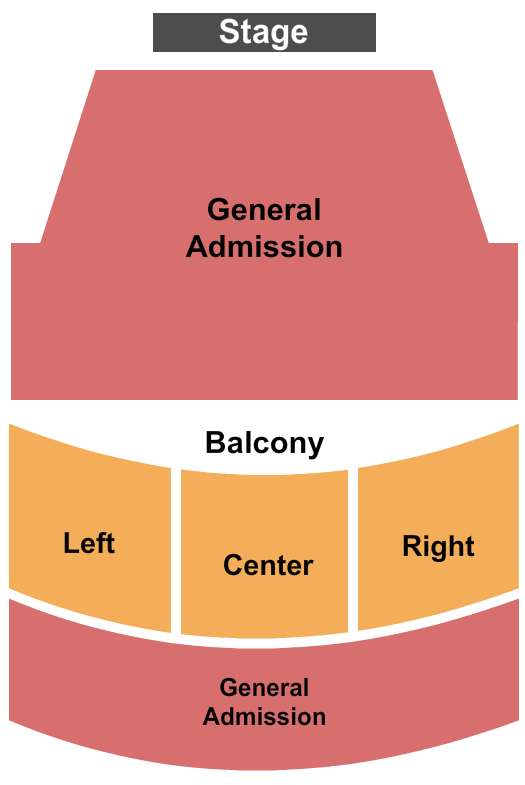 seating chart for Liberty Hall - KS - Endstage - GA FLR / Upper Balc - eventticketscenter.com